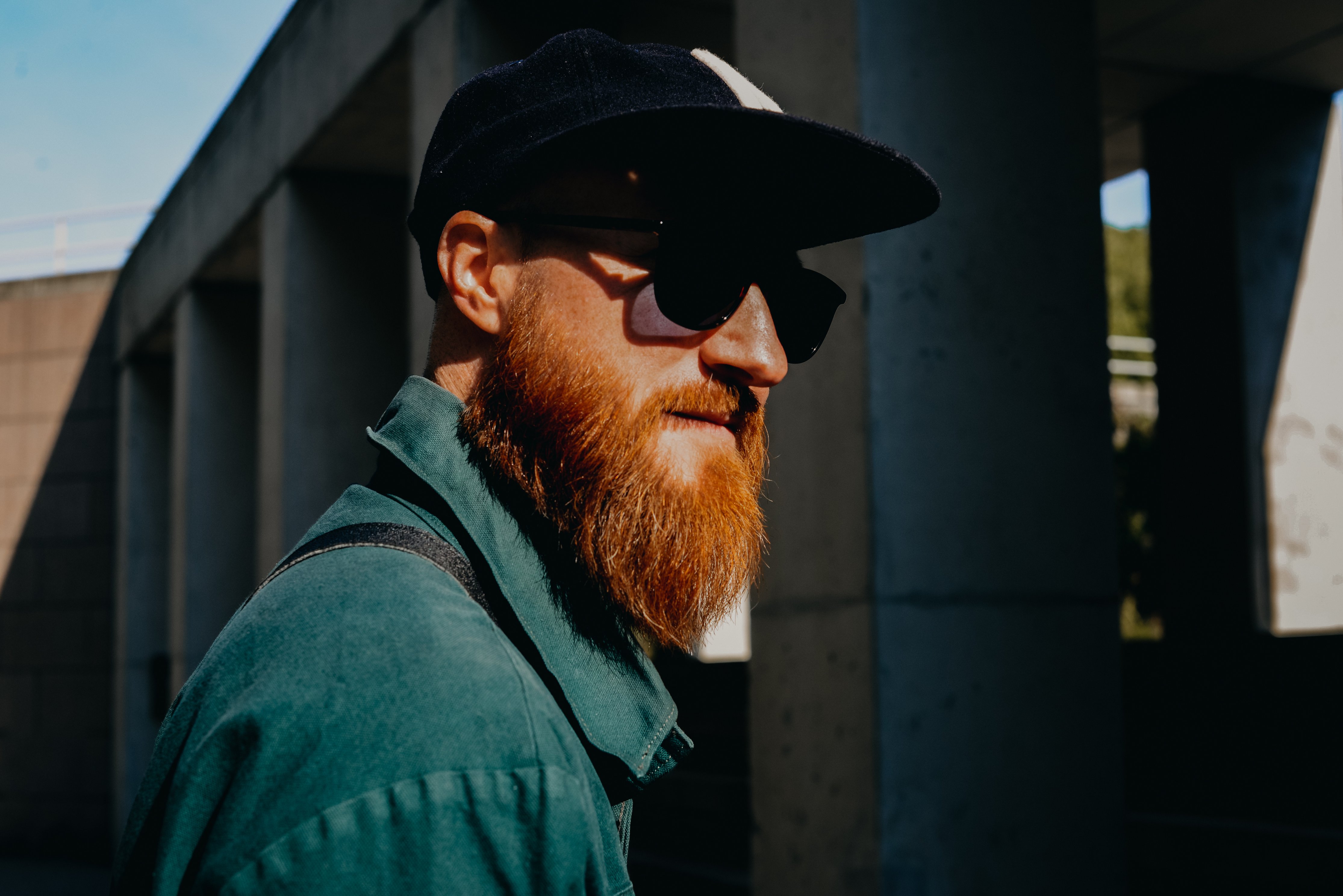 Picture of a man with a nicely shaped beard